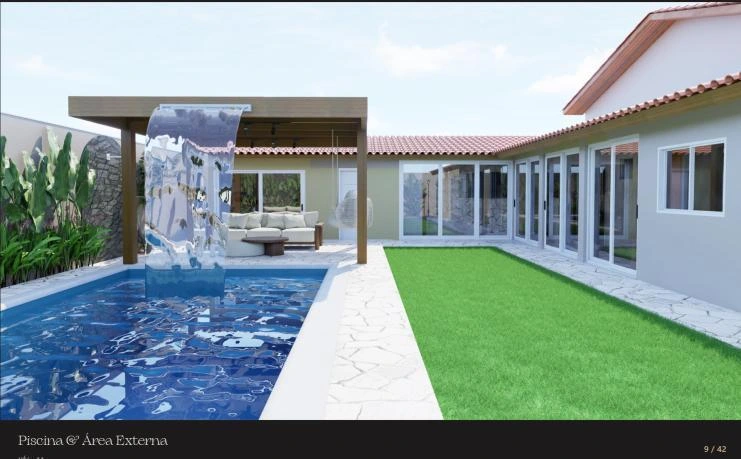Projeto autoral Mavoo Casa Aurora com brinquedoteca lúdica, marcenaria sob medida e atmosfera acolhedora para a família.